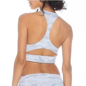 NWT Onzie Peek-A-Boo Racer "Grey Camo"